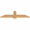 Ekena Millwork Eugene Smooth Timber Gable Bracket, Western Red Cedar, 36"W x 10"H x 1 1/2"D x 3 1/2"F, 7/12 Pitch GBW036X10X0204EUG00SWR - alternate 5